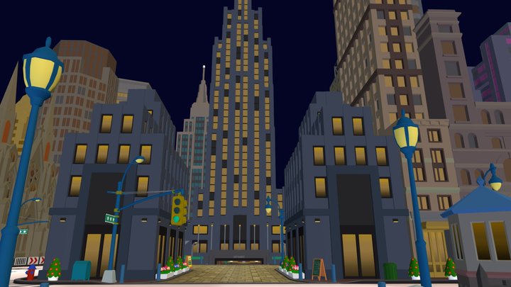 Tour New York Minute 3D Model