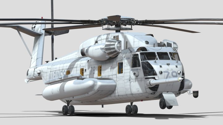 Sikorsky CH-53E Sea Stallion – Free 3D Model STL