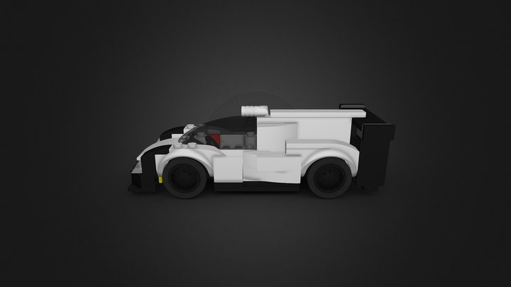 LEGO Porsche 919 Hybrid 3D Model