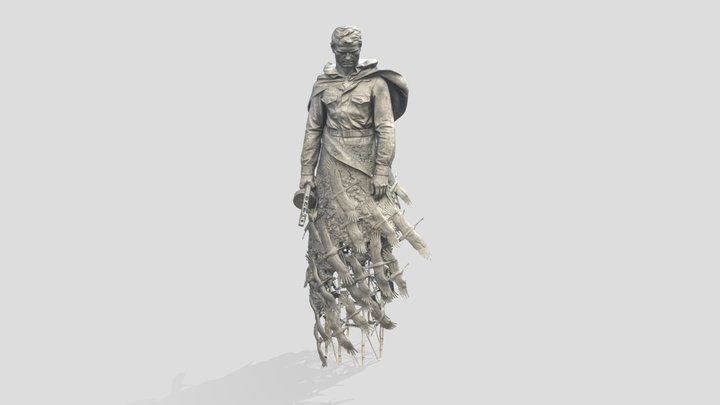 Ржевский Мемориал Советскому Солдату 3D Model