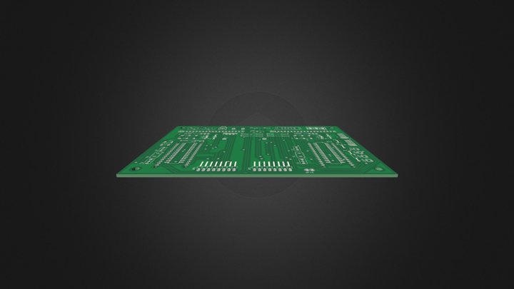 Audio Processor PCB 3D Model