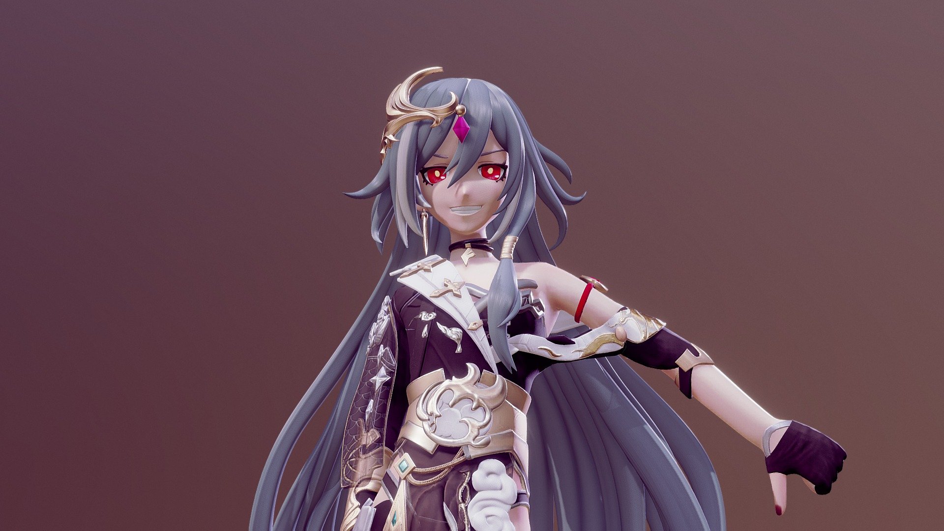 Herrscher of Sentience (Honkai Impact 3rd) - 3D model by Bakajiwana  (@bakajiwana) [624b2ab]