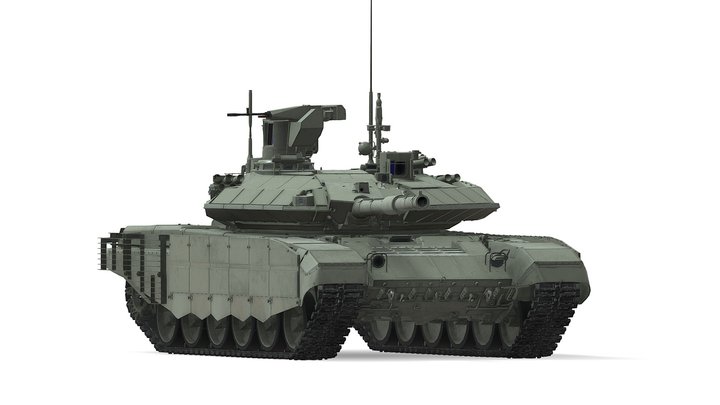 T-90M "Breakthrough" Russian MBT 3D Model