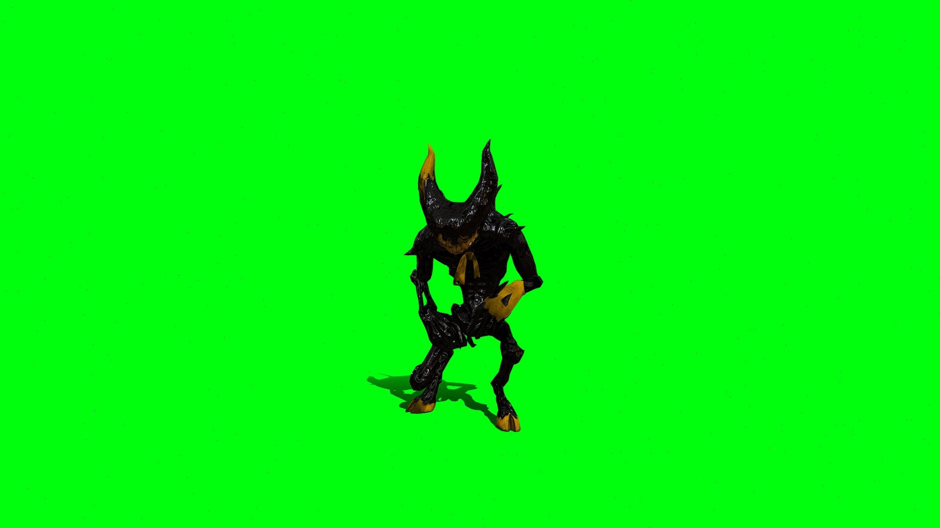 Ink Demon ( bendy and the dark revival) Rig - Download Free 3D model by ...