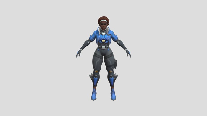 Overwatch 2 - Sojourn (Captain Chase) 3D Model