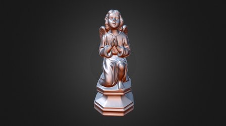 Angel Statue .STL - Scan in a Box 3D Model