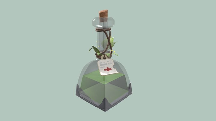 Potion bottle [Unfinished] 3D Model