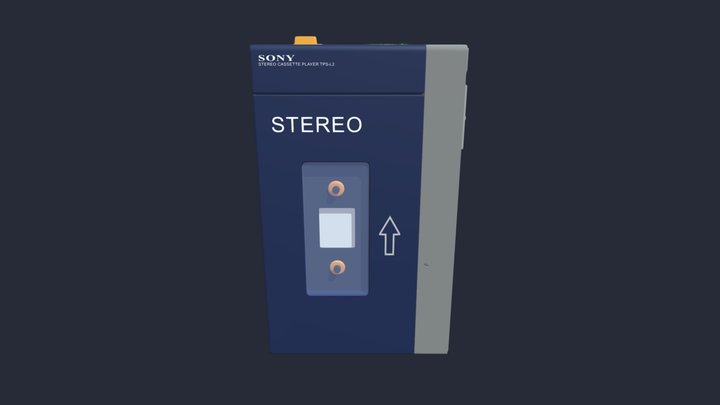 [Coursework XYZ] Draft (Sony Walkman Player) 3D Model