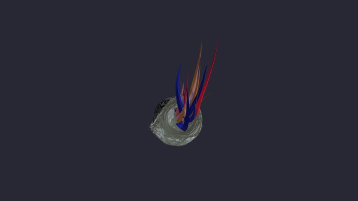Astronaut head Test AR 3D Model