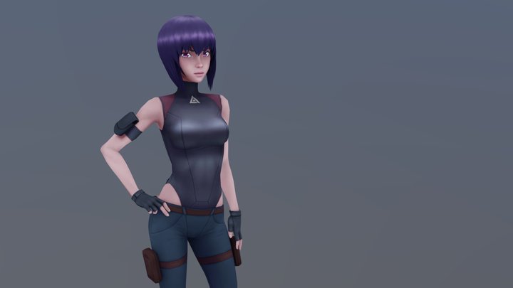 Motoko Kusanagi (Ghost in the Shell: SAC_2045) 3D Model