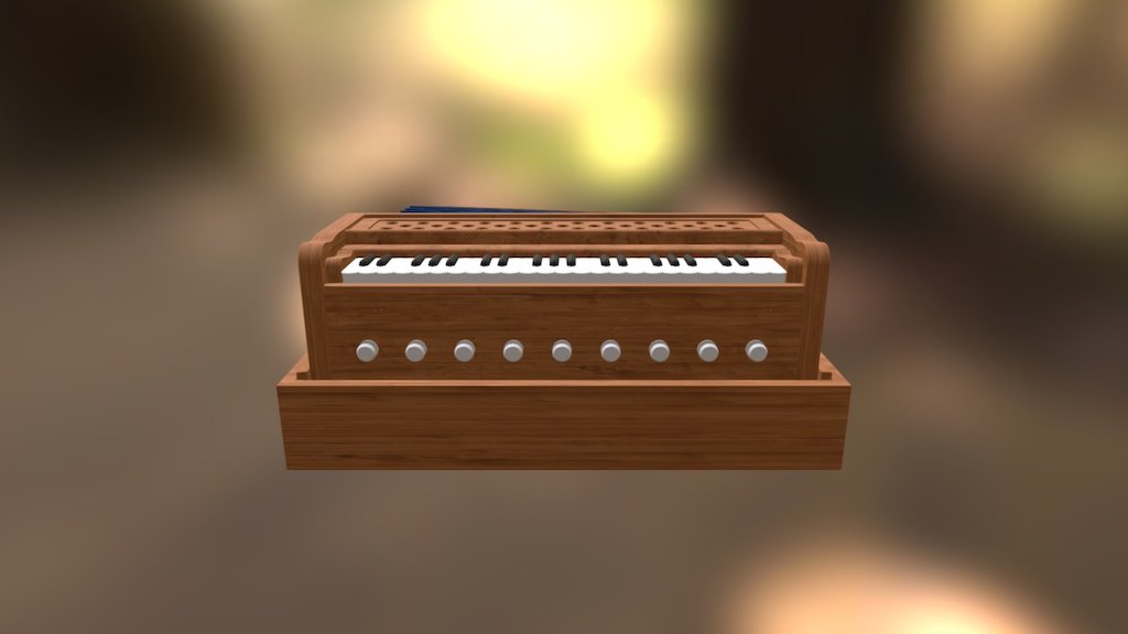 Harmonium 3D model by Pranay Netha [625185d] Sketchfab