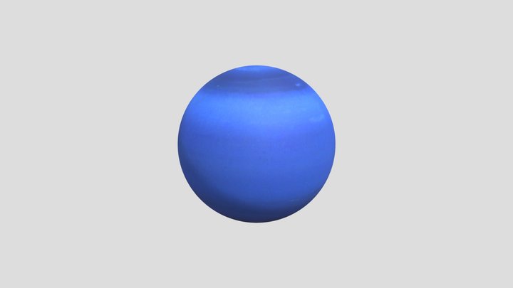 Planet Neptunus 3D Model