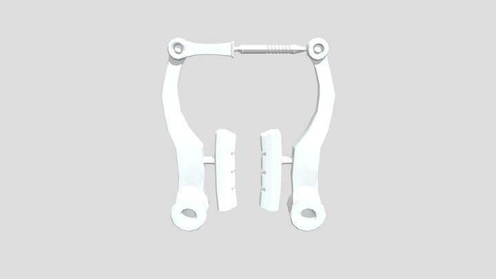 Bicycle_brakes without uv or texture 3D Model