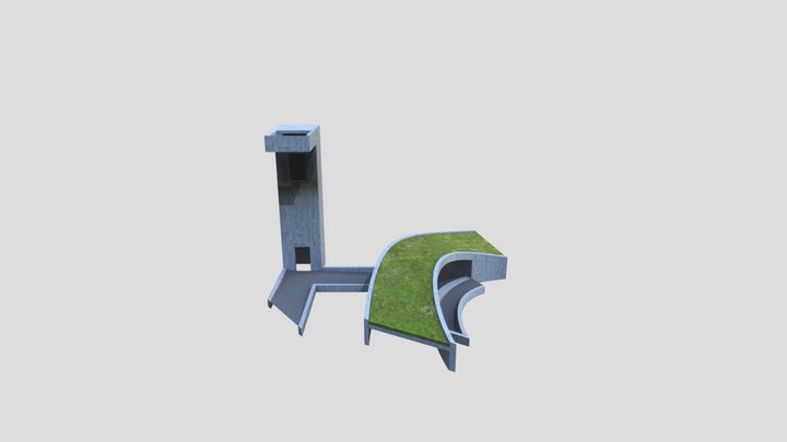 pavilion_crematoire_tex 3D Model