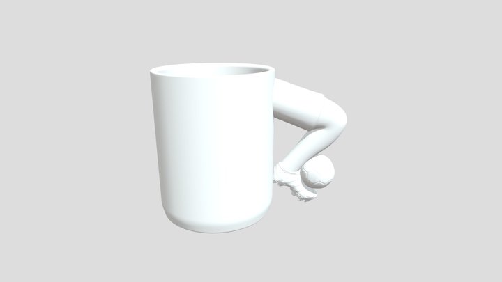 Soccer Mug 3D Model