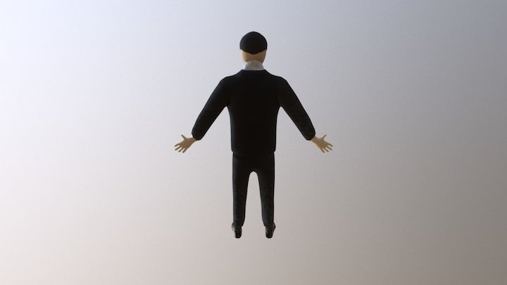Suit Man 3D Model