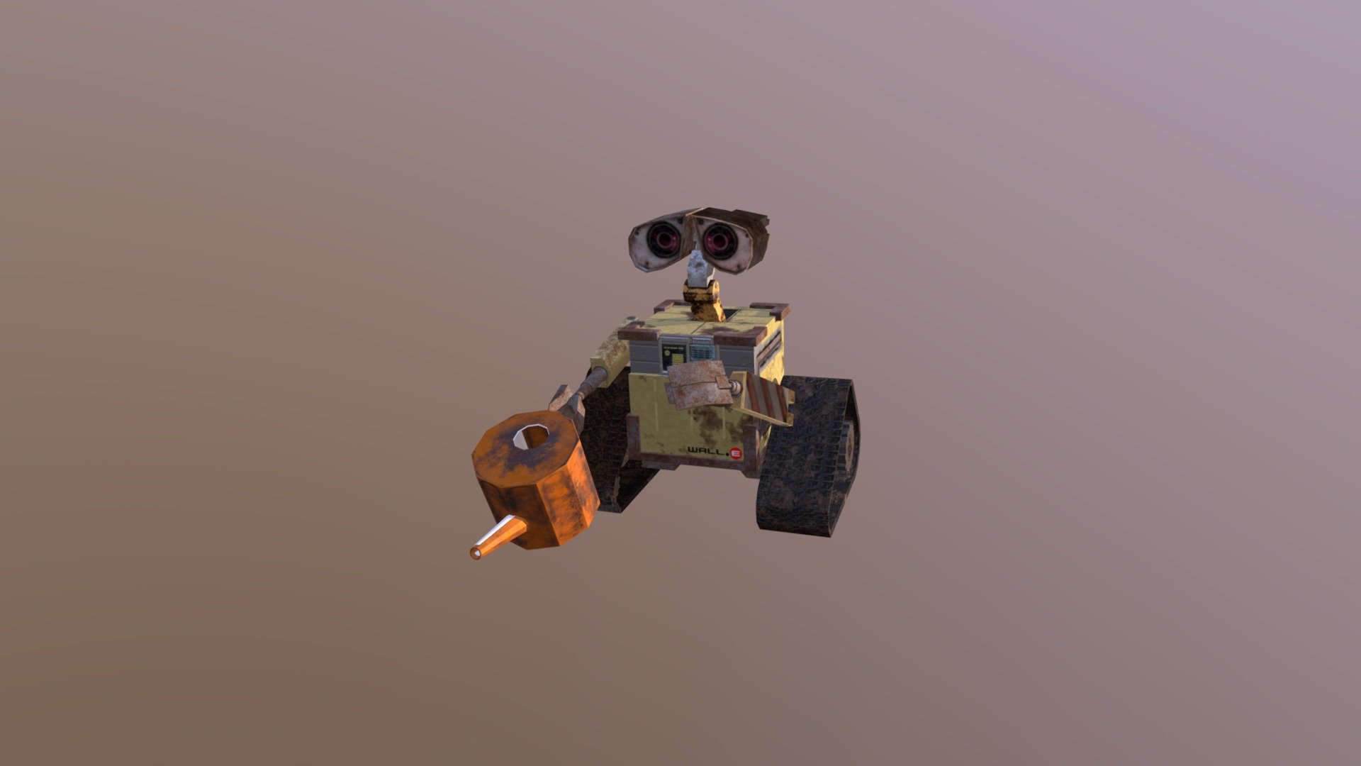 WallE Model Download Free 3D model by arnart204 [625344f] Sketchfab