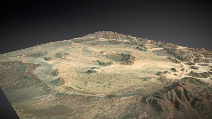 Messum crater, Namibia (x2) 3D Model