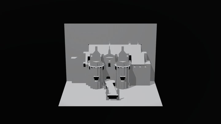 Chateau Des Ducs De Bretagne 3D Model