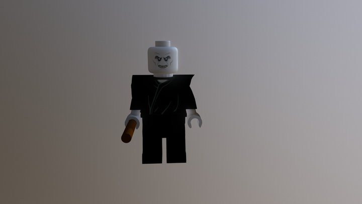 Lego Voldemort 3D Model