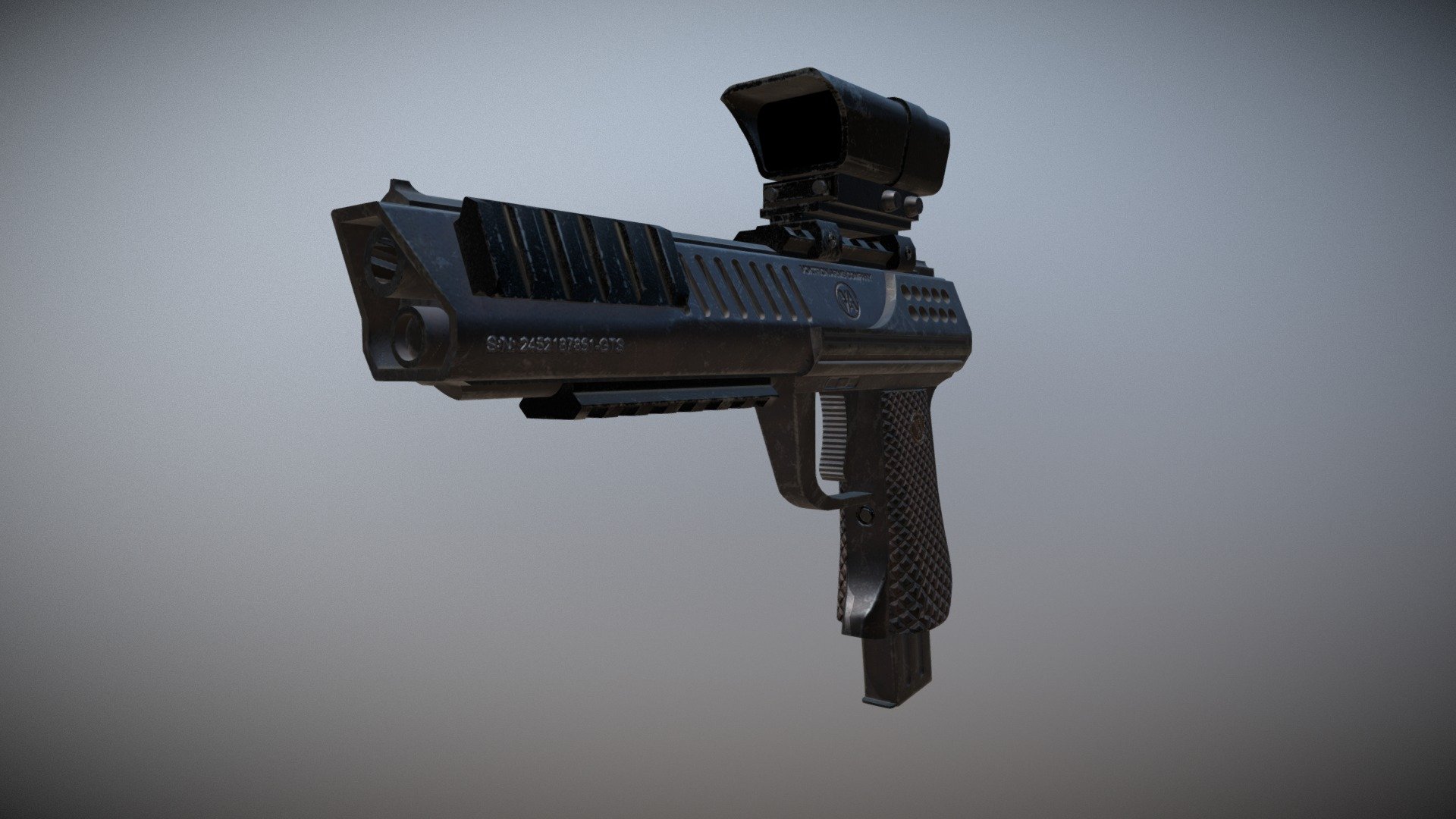 Voktron 8mm Caseless Pistol
