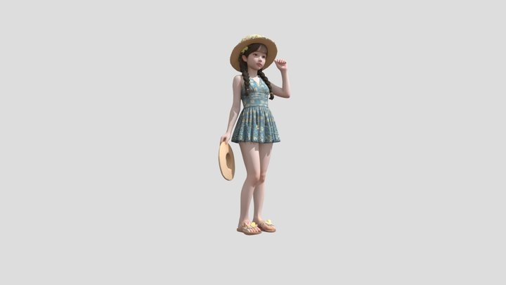 ai图生泳衣 3D Model