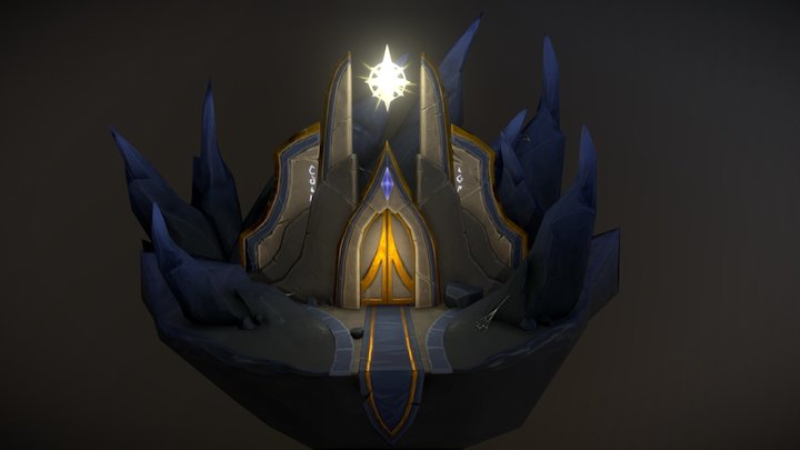 Hand Painted Door - Sketchfab Weekly Challenge 3D Model