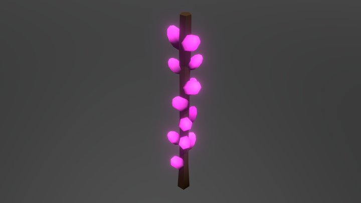 Grape Tree 3D Model