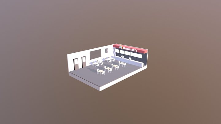 맥도날드 3D Model
