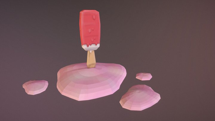 Ice Cream tree 3D Model