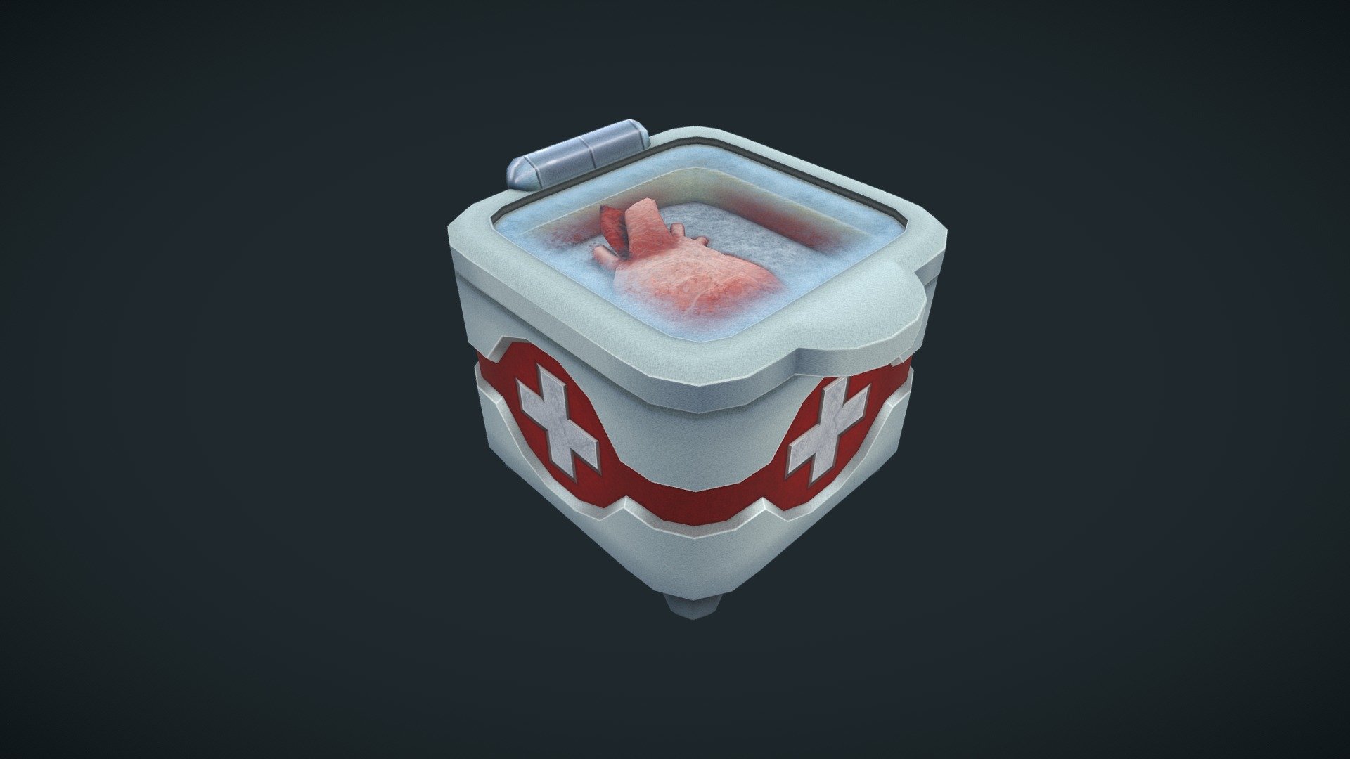 Heart box - 3D model by Nikcolt [62585f2] - Sketchfab