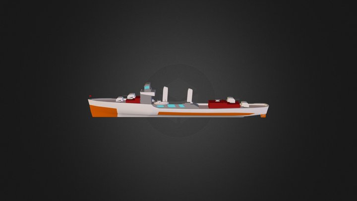 Barco 3D Model
