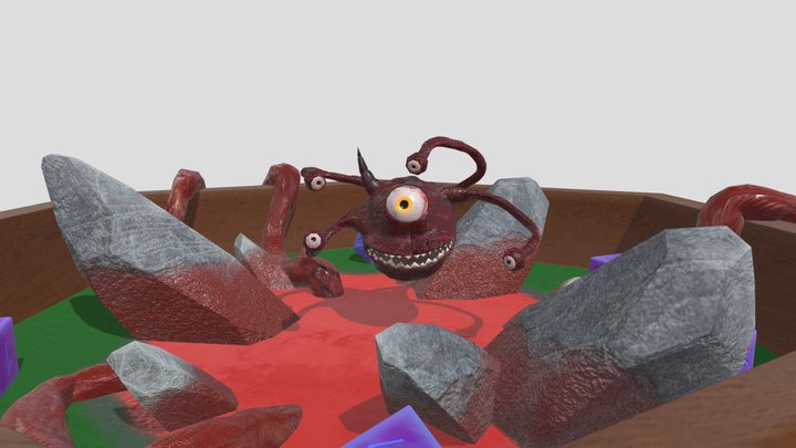 Beholder in Pietjesbak 3D Model