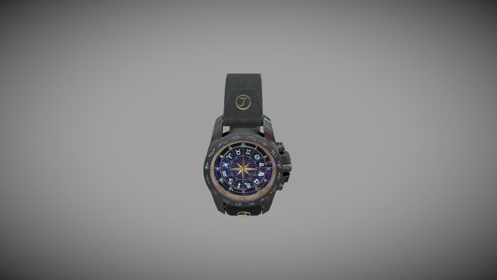 Zodiac Spell Watch 3D Model