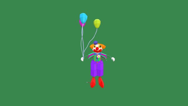 Clown_Zombie 3D Model