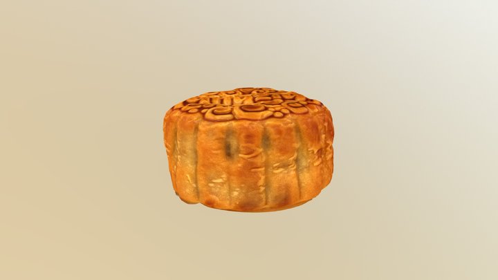 Moon Cake 3D Model