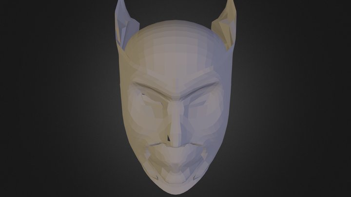3DAN305_A1_Full Head 3D Model