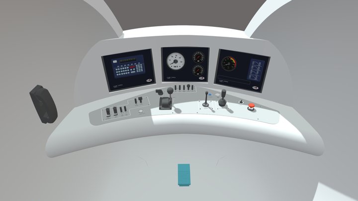 [ENG] Railway Driving Simulator 3D Model