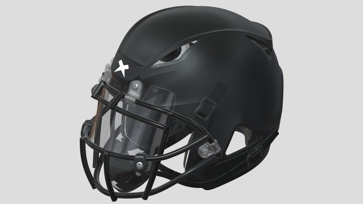 NFL Riddell Speed Helmet With Padding 3D Printable Model 