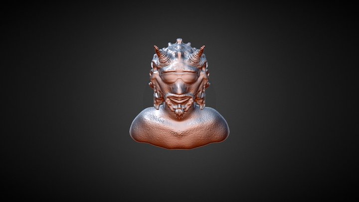 Rad Demon Head 3D Model