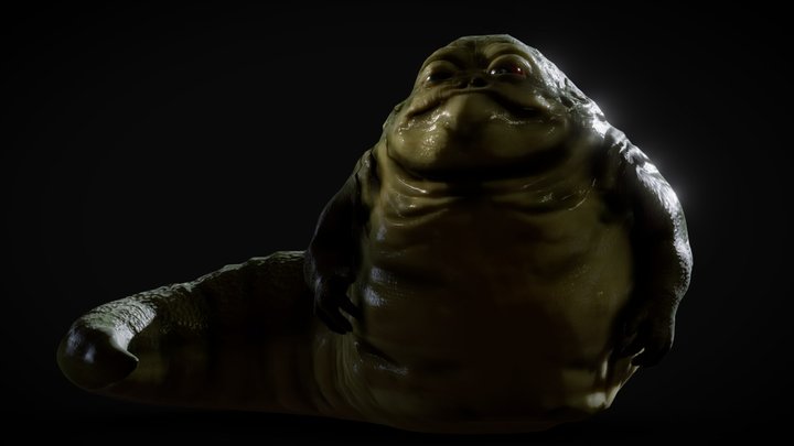 Jabba the Hutt - Star Wars 3D Model