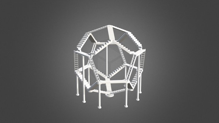 Walkable Dodecahedron 3D Model