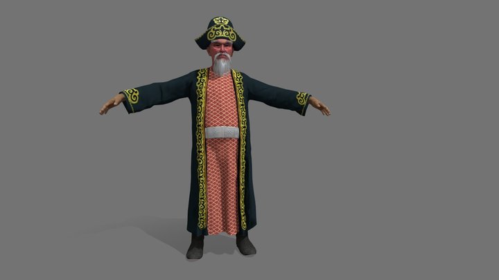 Old Kazakh 3D Model