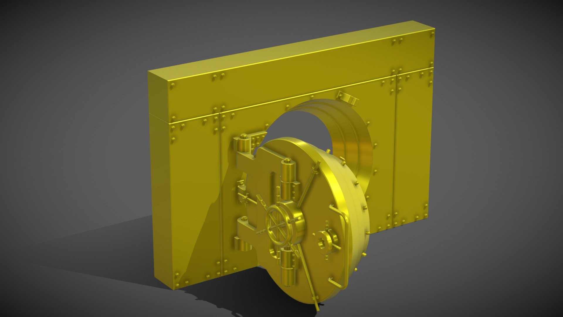 3D Vault - Buy Royalty Free 3D model by Giimann [625f992] - Sketchfab Store