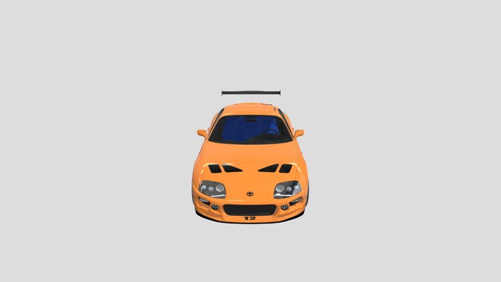 supra mk4 1998 brian conner 3D Model