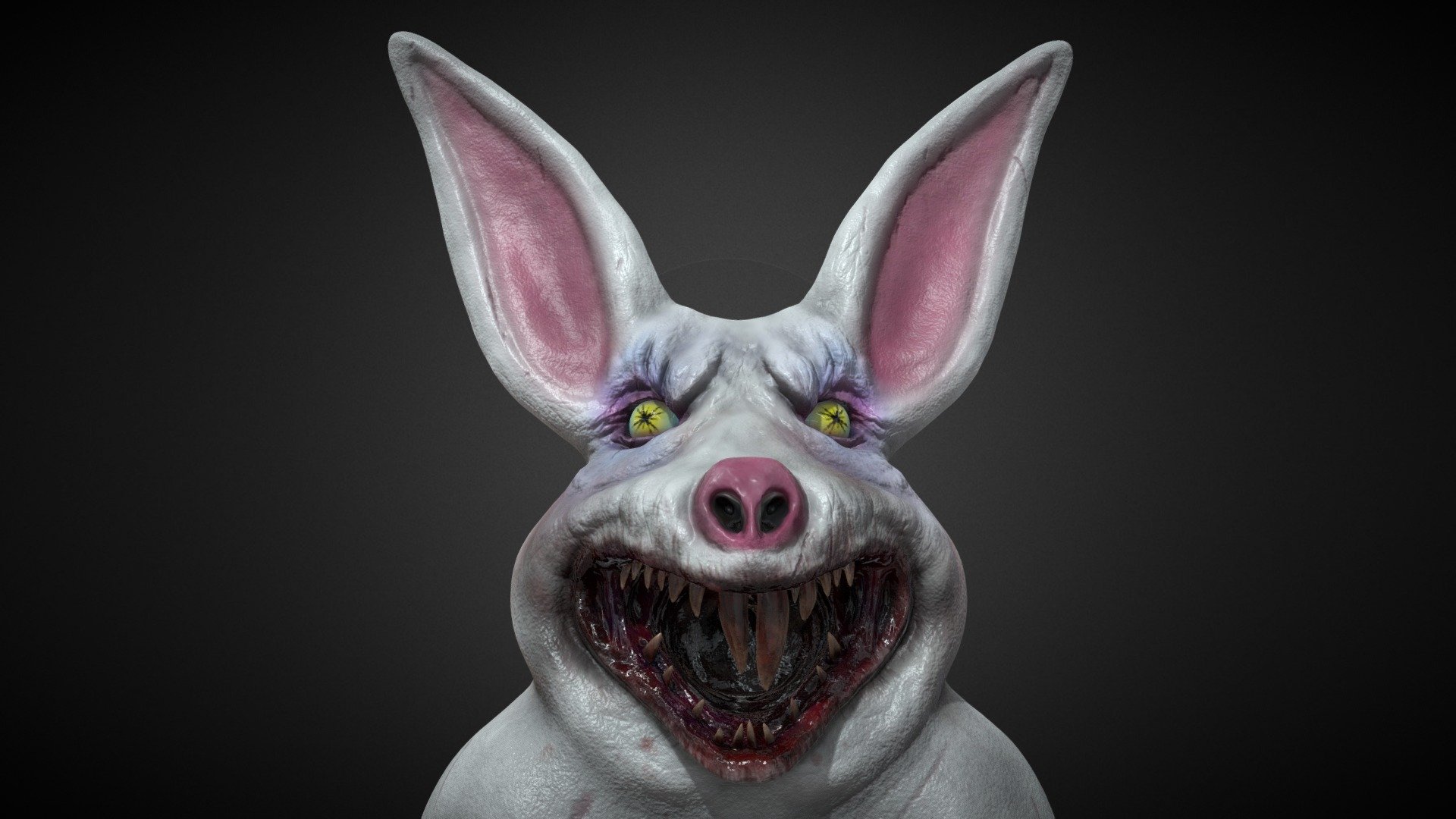 Monster Rabbit - Download Free 3D model by Robin.Mikalsen (@Robin.Mikalsen)  [6260c93]
