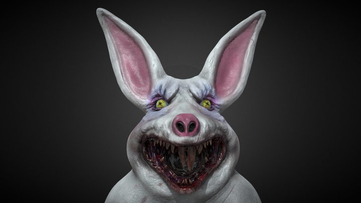 Monster Rabbit 3D Model