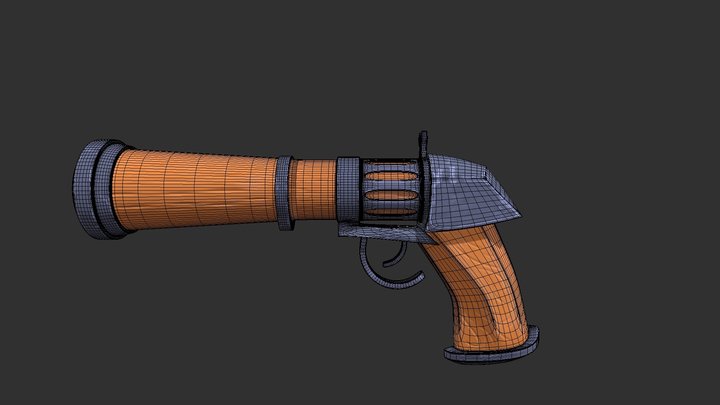 FinalPistol 3D Model