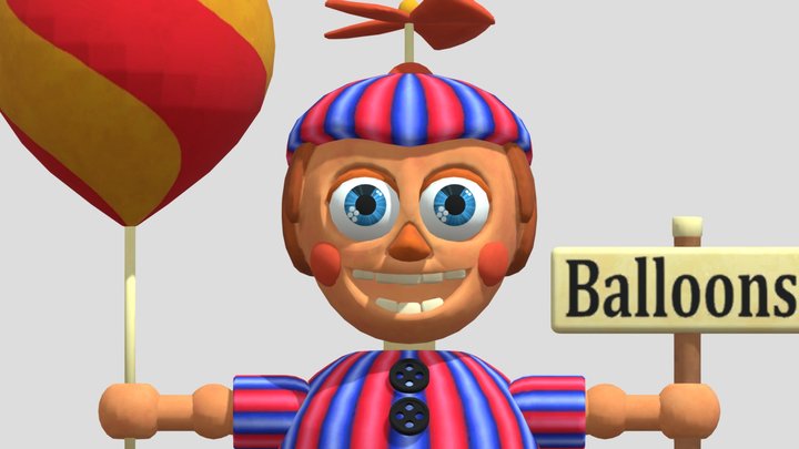 Balloon boy FNaF AR. 3D Model