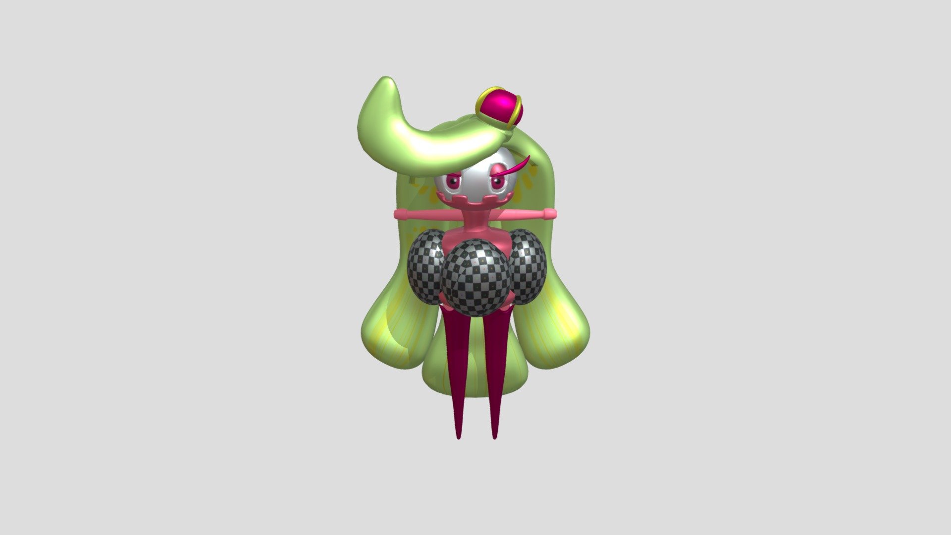 Tsareena - Download Free 3D model by SamuelGamer9 (@GamerBoy9) [6261d78 ...